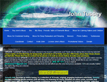 Tablet Screenshot of johntussey.com